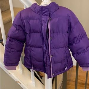 Purple winter jacket